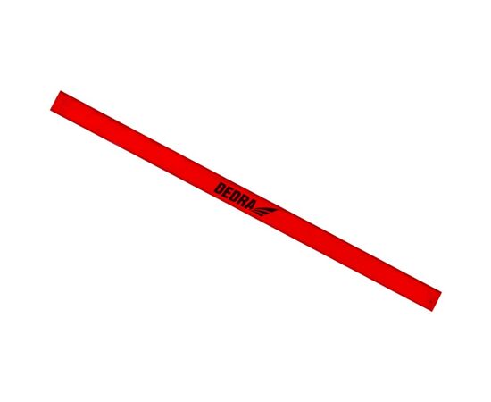 Timmerwerkpotlood HB 24,5cm rood - TISTO