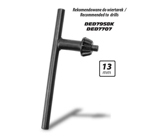 13 mm borrchucknyckel - TISTO