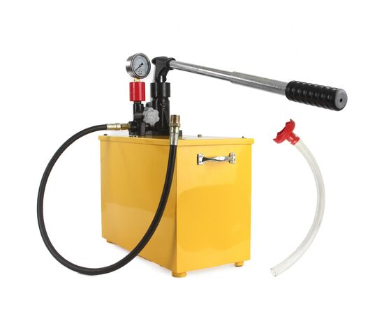 Hand pump for pressure test 240 bar with tank - TISTO