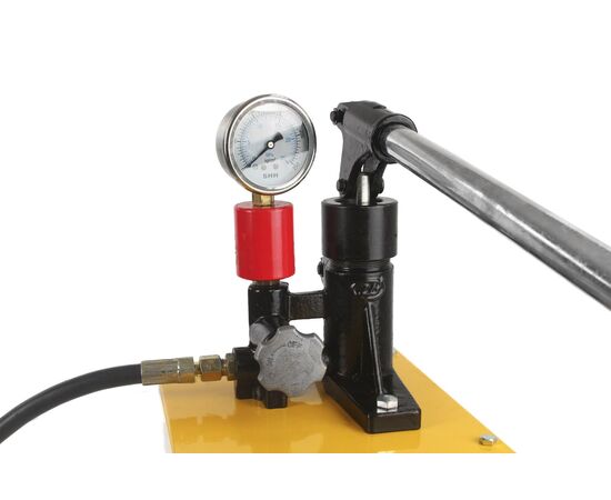 Handpomp voor druktest 240 bar met reservoir - TISTO