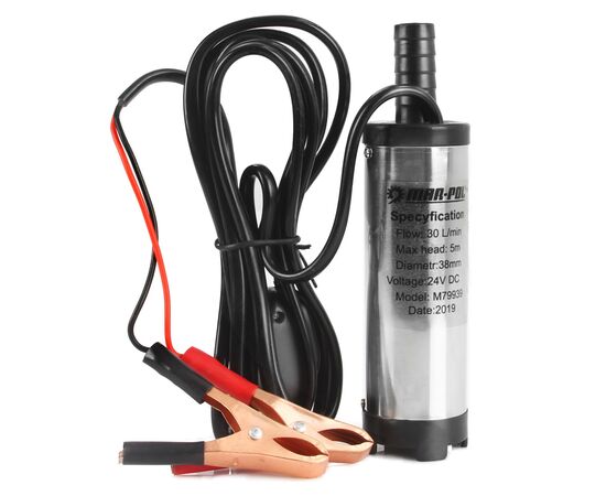 24 V electric submersible pump for diesel fuel 38 mm - TISTO