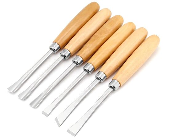 Professional carving chisels 6 pieces - TISTO