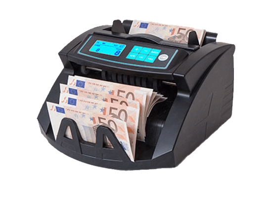 Conteggio dei soldi e macchina di controllo - banconote con tastiera - TISTO