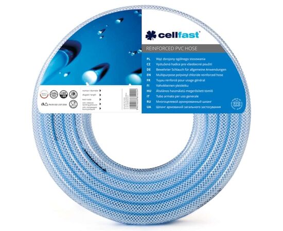 REINFORCED GENERAL PURPOSE HOSE 12,5x3,0mm 50m CELLFAST - TISTO
