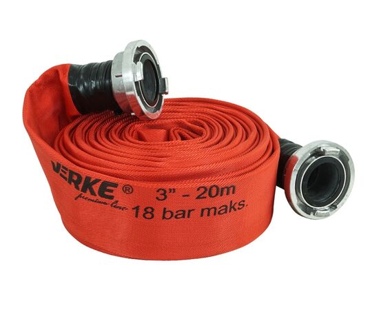 3 "x20M 18 BAR WATER HOSE WITH FITTINGS - TISTO