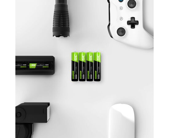 Green Cell batteries rechargeables Ni-MH 4x AAA HR03 950mAh