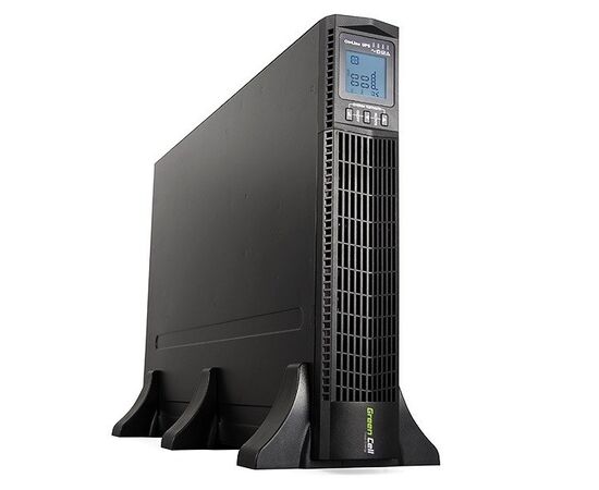 Avbruddsfri strømforsyning UPS for rackskap RTII 3000VA 2700W med LCD-skjerm - TISTO