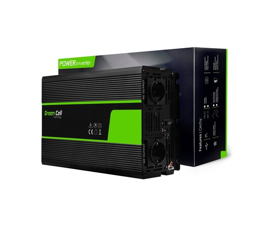 Spanningsomvormer Omvormer 24V naar 230V 3000W / 6000W Zuivere sinus - TISTO