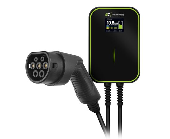 Wallbox PowerBox 22kW charger with Type 2 cable (6m) for charging electric cars and Plug-In hybrids - TISTO