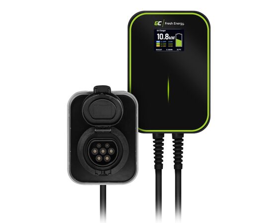 Wallbox PowerBox RFID 22-kW-Ladegerät mit Typ-2-Buchse zum Laden von Elektroautos und Plug-In-Hybriden - TISTO