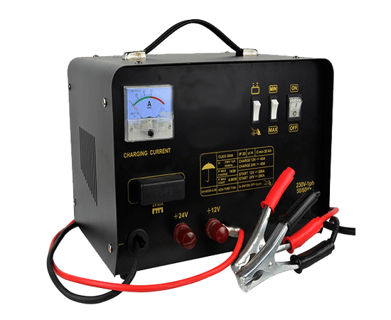 Battery charger and starter 12 V 24 V 200 A - TISTO
