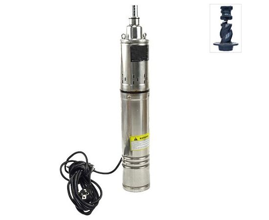 Pipe submersible pump 750 W 3300 L / hour 100 m 100 mm - TISTO