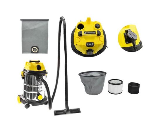 Industrial vacuum cleaner with self-cleaning filter 1800 W 25 L - TISTO
