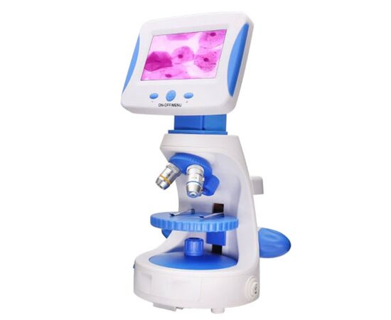 Microscope biologique pour école primaire avec écran LCD - TISTO