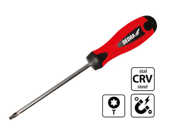 Torx screwdriver T8x80mm, CrV - TISTO
