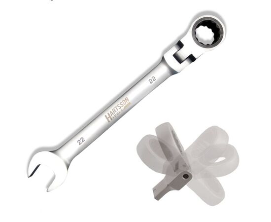 14mm CrV flat wrench ratchet-joint - TISTO