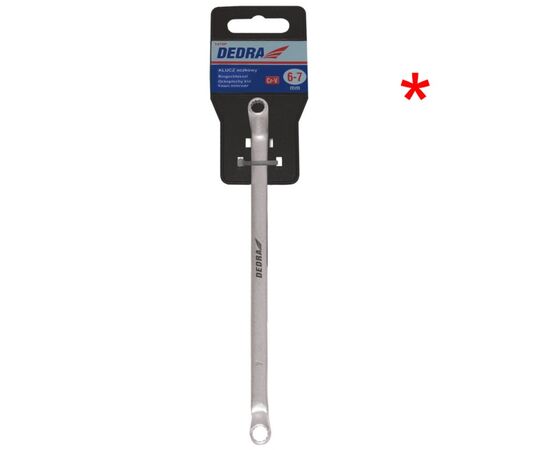 6 x 7 mm CrV ring spanner retracted - TISTO