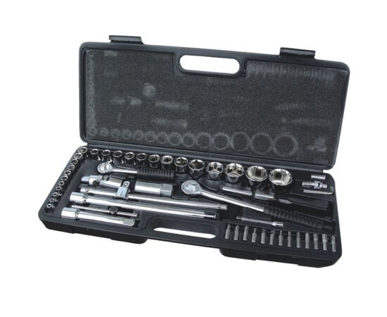 Socket wrenches CrV 52pcs 4-32mm, 1 / 4,1 / 2 - TISTO