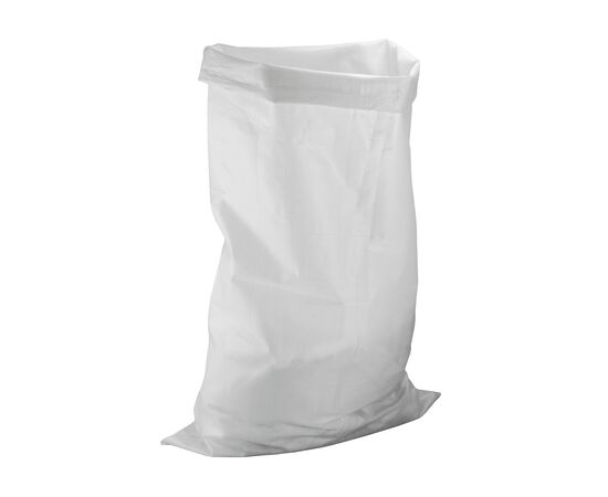 PP građevinska vreća, 110L 65x100 cm, 65g / m2, bijela - TISTO