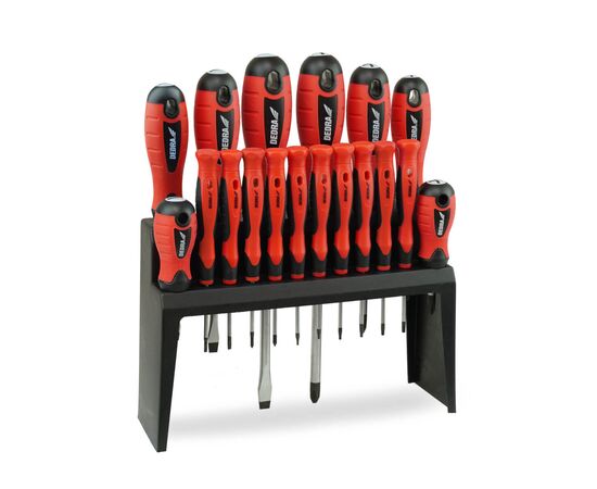 18pcs screwdriver set with a plastic stand, CrV steel - TISTO