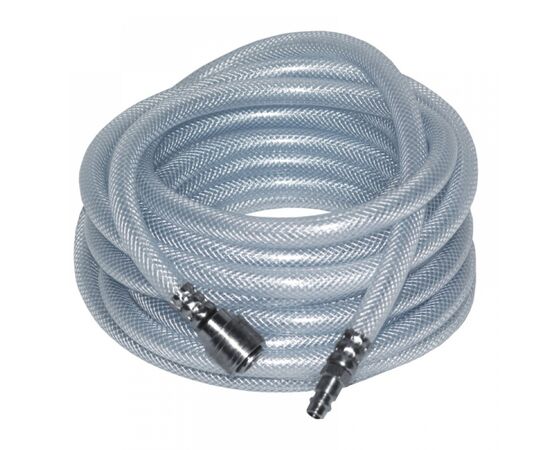 7.5m PVC reinforced air hose 9.5x15mm quick-release couplings - TISTO