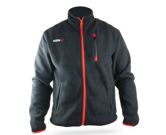 Fleece jacket, 300 g / m2, size L, black color - TISTO