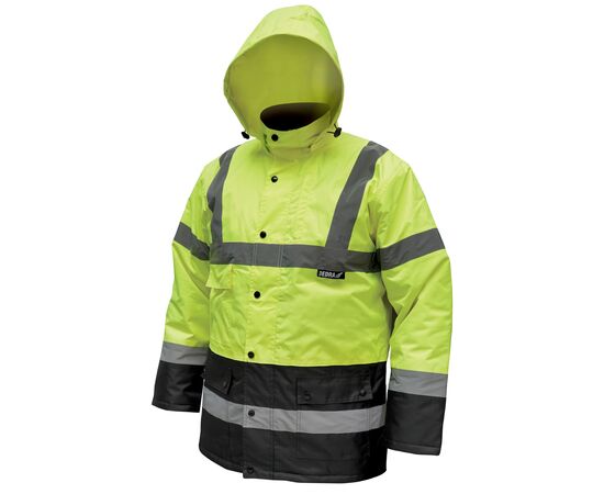 Insulated reflective jacket "" parka "" size S, yellow - TISTO