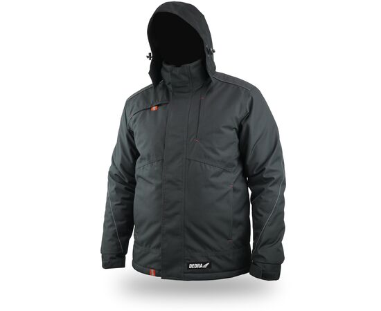 Insulated winter jacket, retractable hood, size XXXL - TISTO