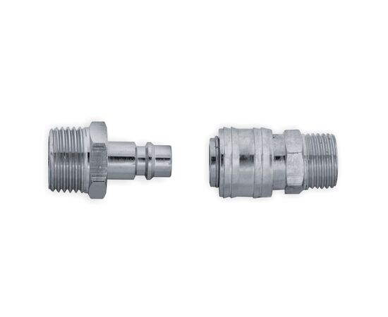 A set of quick couplers 3/8 "" male thread - TISTO