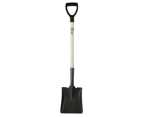 Sand shovel with wooden handle, D plastic 120 cm handle - TISTO