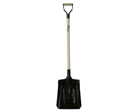 Carbon shovel III, wooden handle, metal Y handle - TISTO