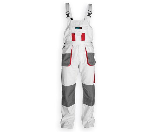 Ochranné kalhoty M / 50, bílé, gramáž 190g / m2 - TISTO