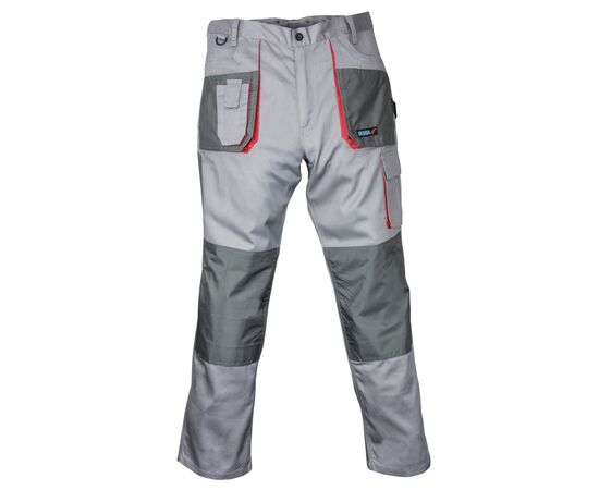 Pantalone protettivo L / 52, grigio, linea Comfort 190 g / m2 - TISTO