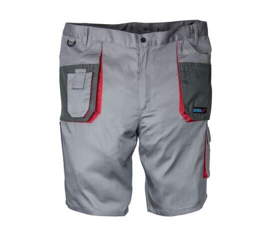 Pantalón corto de protección L / 52, gris, Comfort line 190 g / m2 - TISTO