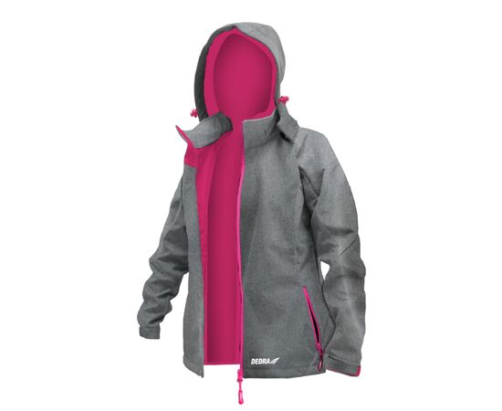 Women&#39;s softshell jacket, size L, 96% polyester + 4% elastane - TISTO