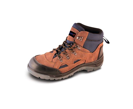 Bezpečnostní obuv T2A, semiš, velikost: 44, kategorie S1P SRC - TISTO