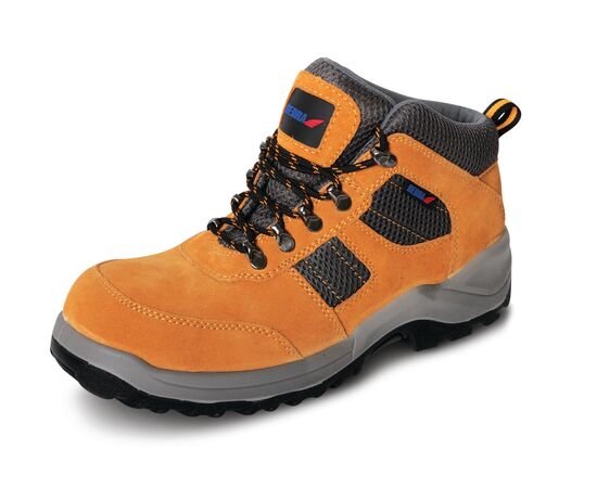 Safety ankle shoes T3, suede, size 41, category S1 SRC, comp - TISTO