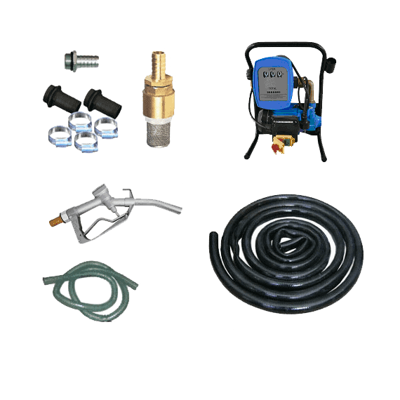 Elektrisk dieselpumpe med aluminiumshane - TISTO