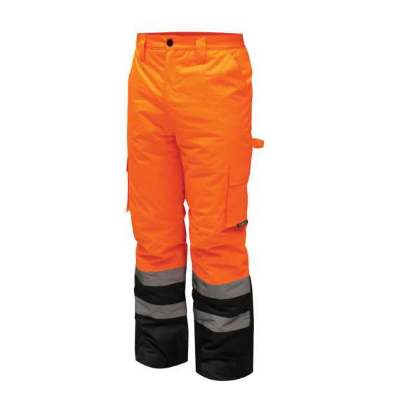 Caldi pantaloni riflettenti, arancione - TISTO