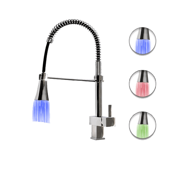 Kitchen LED faucet with arch - TISTO
