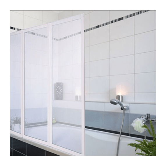 Zaslon za kadu s trodijelnim zaslonom krila - TISTO