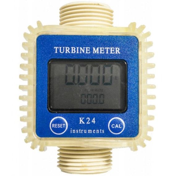 COMPTEUR ELECTRONIQUE 100L 1" BLEU - TISTO