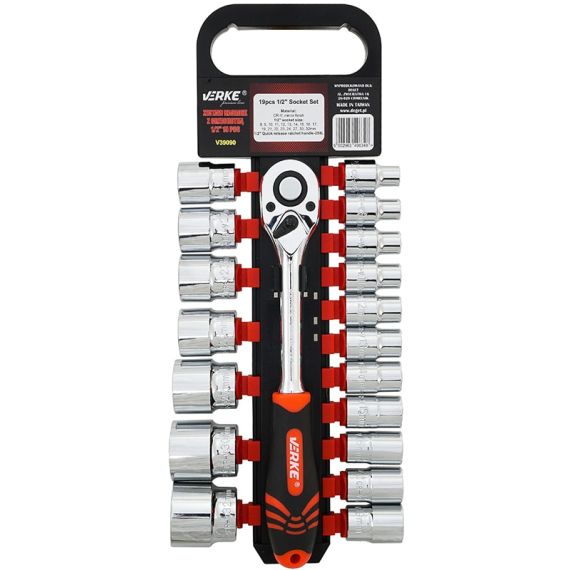 SKRALLESTOKNINGSSETT 1/2"19 STK - TISTO