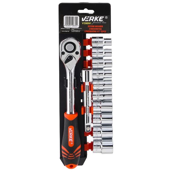JEU DE DOUILLES A CLIQUET 1/2" 12 PIECES - TISTO