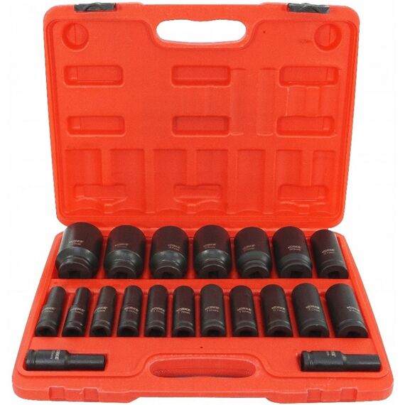 KIT DOUILLES A CHOCS 1/2" 10-38 MM - TISTO