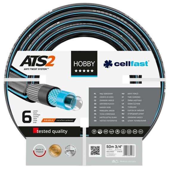 HOBBY ATS2 TM GARTENSCHLAUCH 3/4 "50 M CELLFAST - TISTO