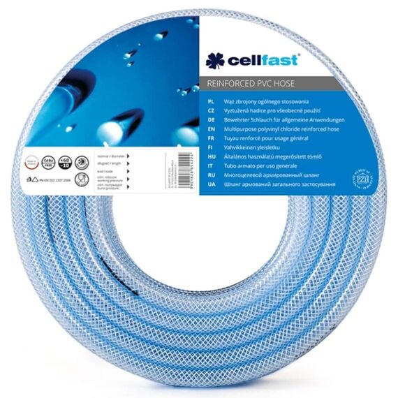 TUYAU RENFORCÉ À USAGE GÉNÉRAL 12,5x3,0mm 50m CELLFAST - TISTO