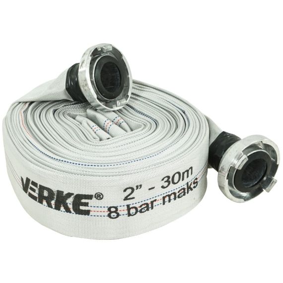 TUYAU D'EAU 2" x30M AVEC RACCORDS - TISTO