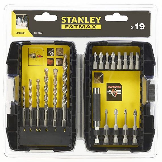 Jeu de 19 mèches et mèches STANLEY FATMAX - TISTO