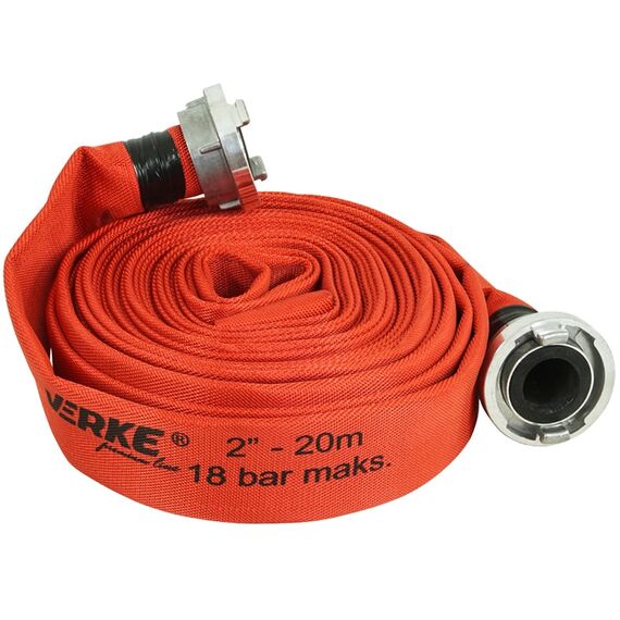 TUYAU D'EAU 2" x20M 18 BAR AVEC RACCORDS - TISTO
